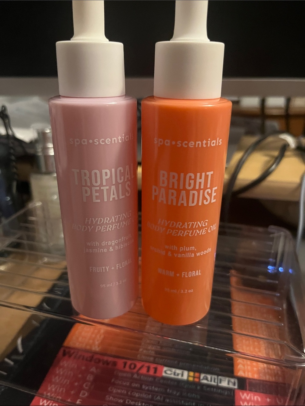 Tropical Petals and Bright Paradise Hydrating Body Perfume Oil